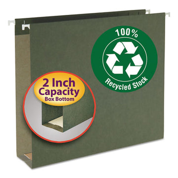 Smead® Box Bottom Hanging File Folders, Letter Size, Standard Green, 25-box freeshipping - TVN Wholesale